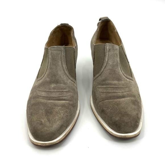 RAG & Bone Finlay Western Ankle Boots Booties Olive Green taupe size 36 - Picture 2 of 9